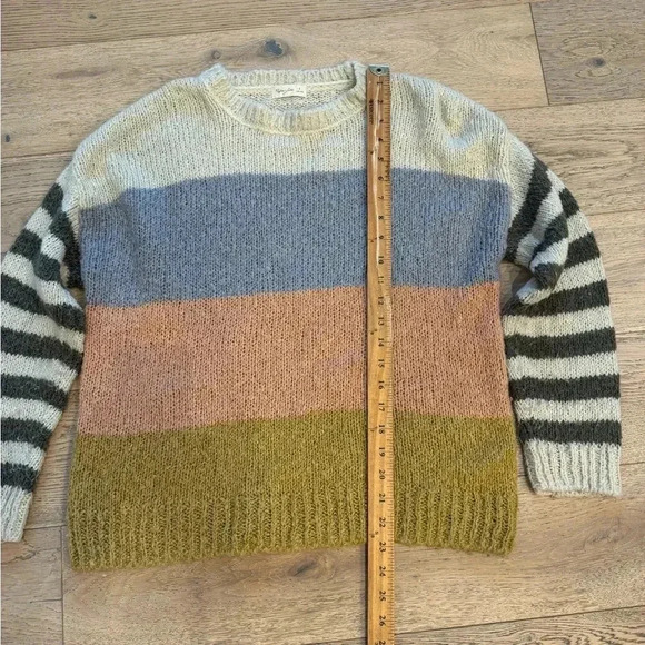 Rylee & Cru Women's Stripe Aspen Sweater Small - Picture 2 of 5